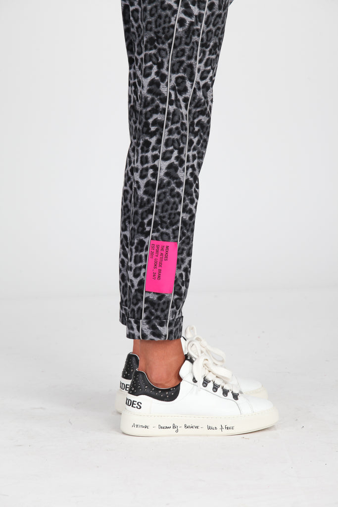 Pantalón Traje & contraste técnico · PRINT GRIS ·