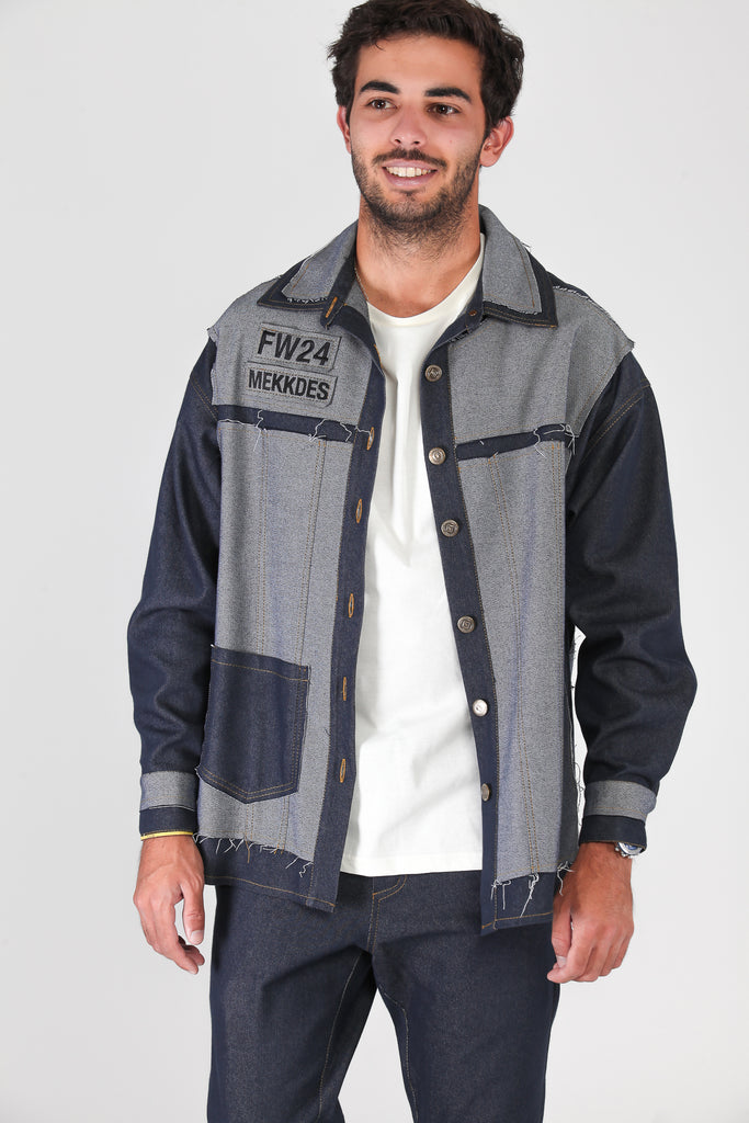 Sobrecamisa HE Denim parches F CK EXCLUSIVO ONLINE UNISEX MEKKDES