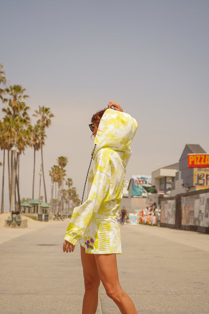 Sudadera capucha tie-dye SHADES OF SUMMER · NEÓN ·