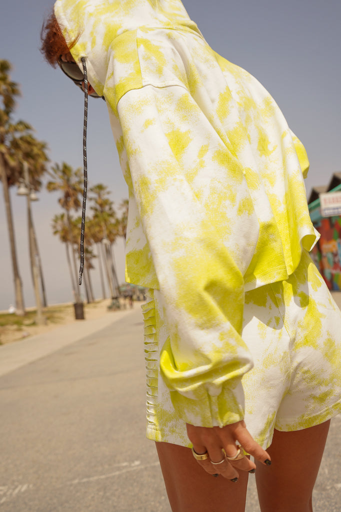 Sudadera capucha tie-dye SHADES OF SUMMER · NEÓN ·