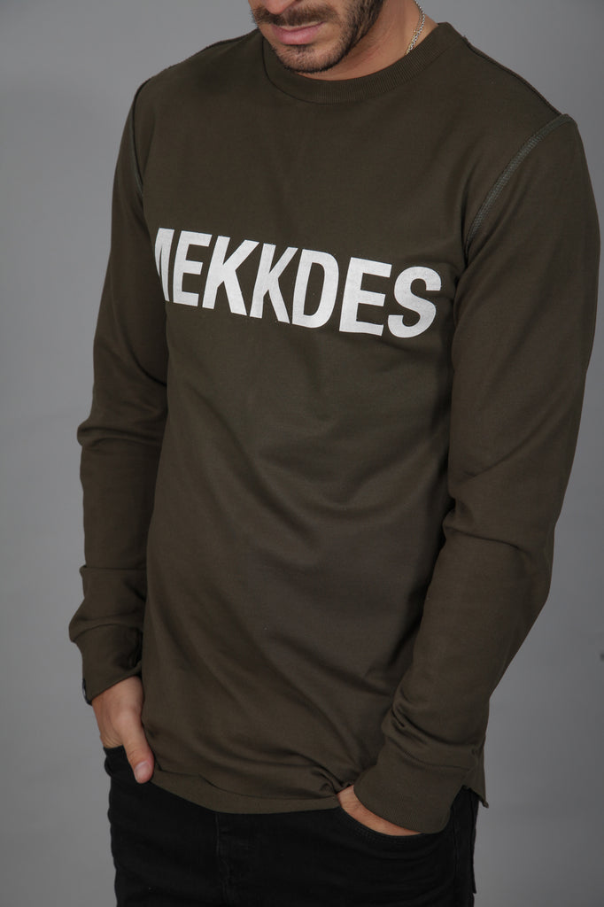 Sudadera HE LOGO · KHAKI ·