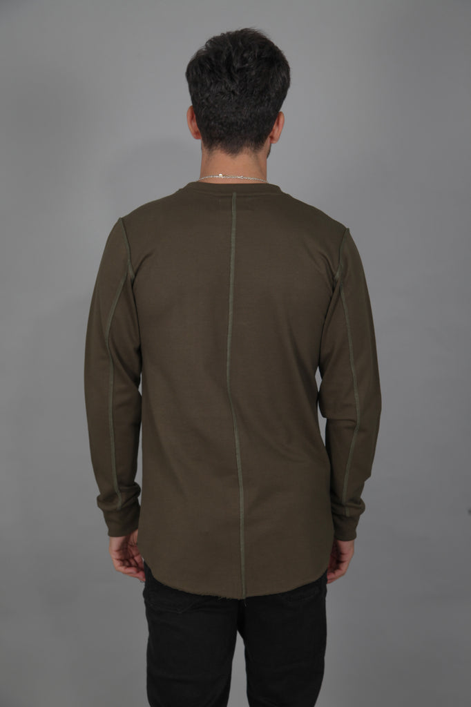 Sudadera HE LOGO · KHAKI ·