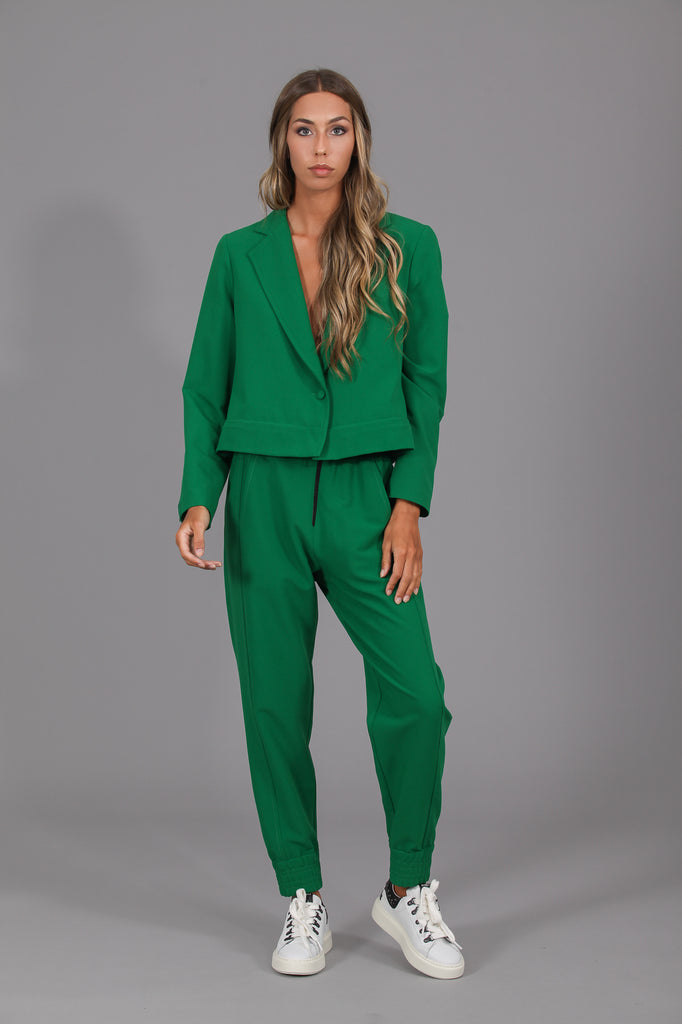 Blazer cremallera convertible · VERDE ·