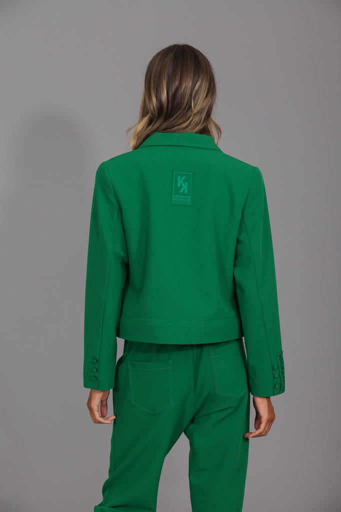 Blazer cremallera convertible · VERDE ·