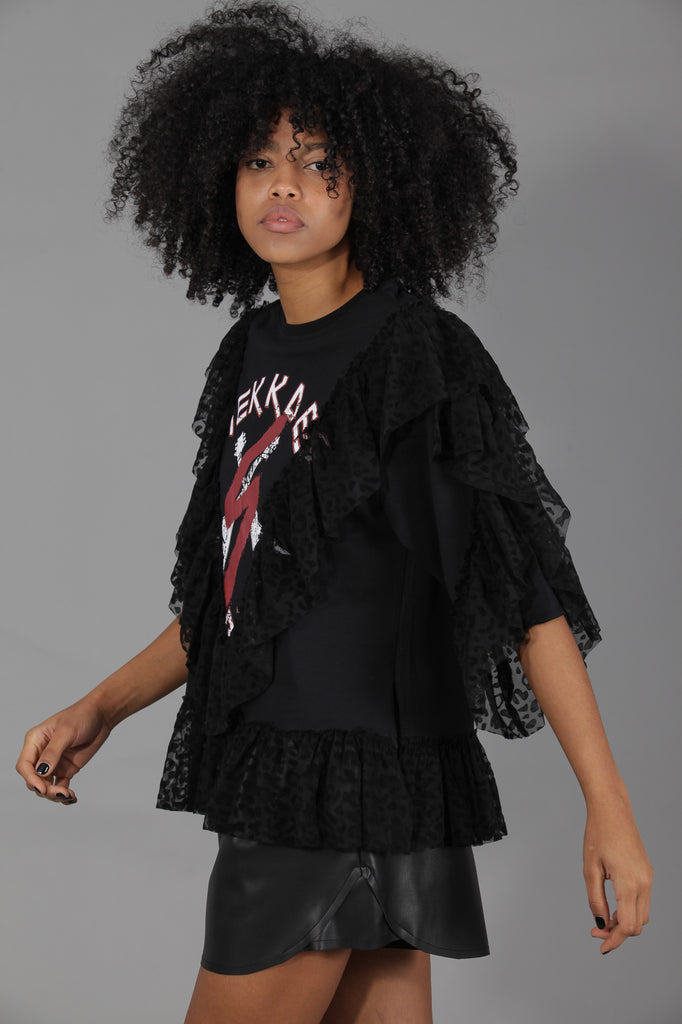 Short Boxing efecto piel · NEGRO ·
