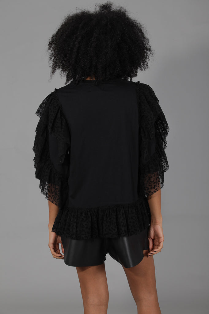 Short Boxing efecto piel · NEGRO ·