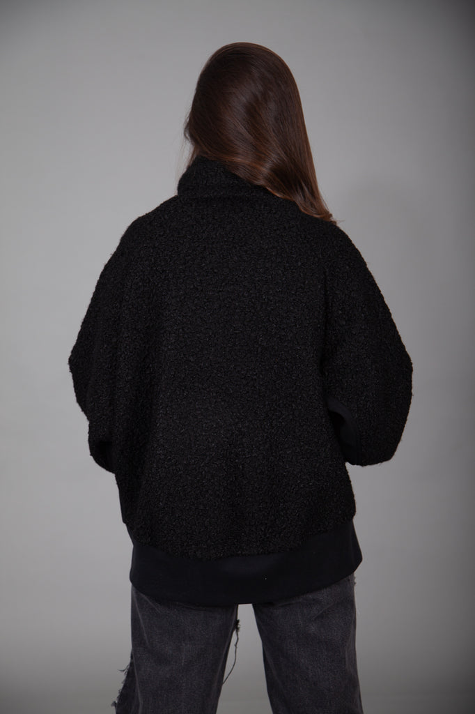 Sudadera cremallera DOLLY negro