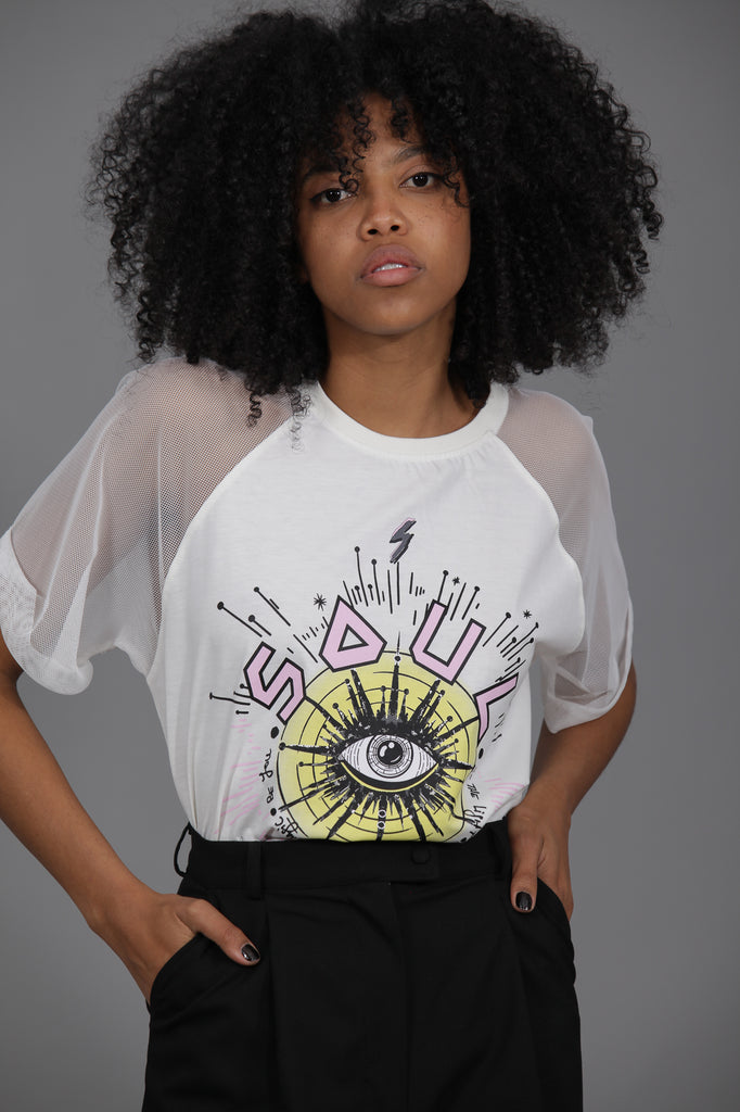 Camiseta SOUL Manga Rejilla
