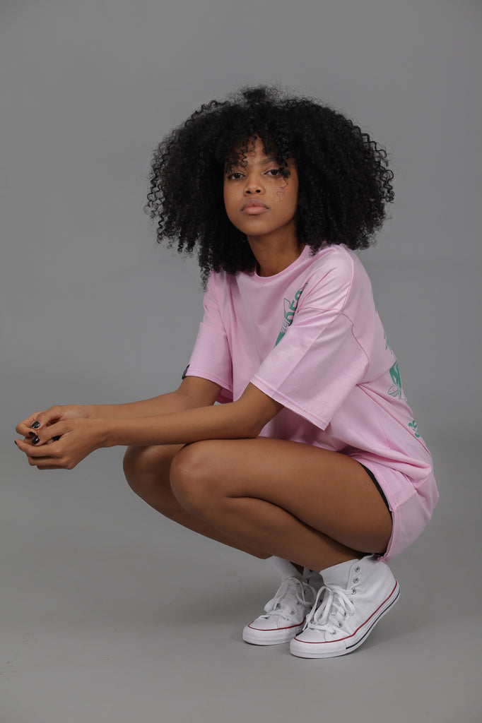 Camiseta HE "SEA, SUN, SALT " · ROSA · Unisex