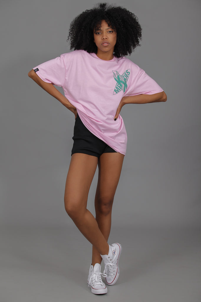 Camiseta HE "SEA, SUN, SALT " · ROSA · Unisex