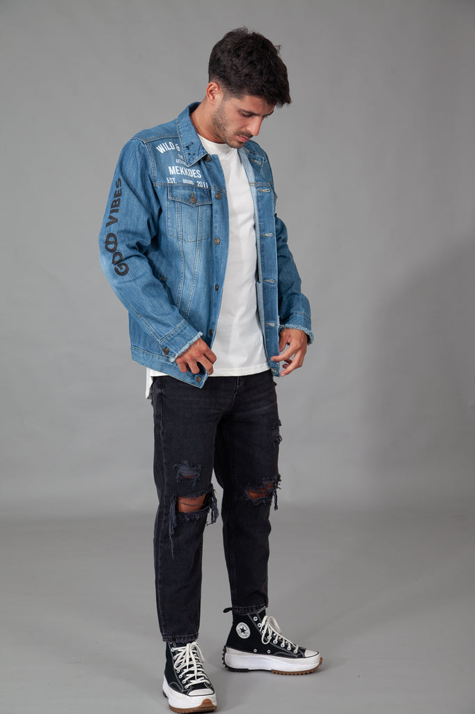 Cazadora denim unisex DREAM BIG