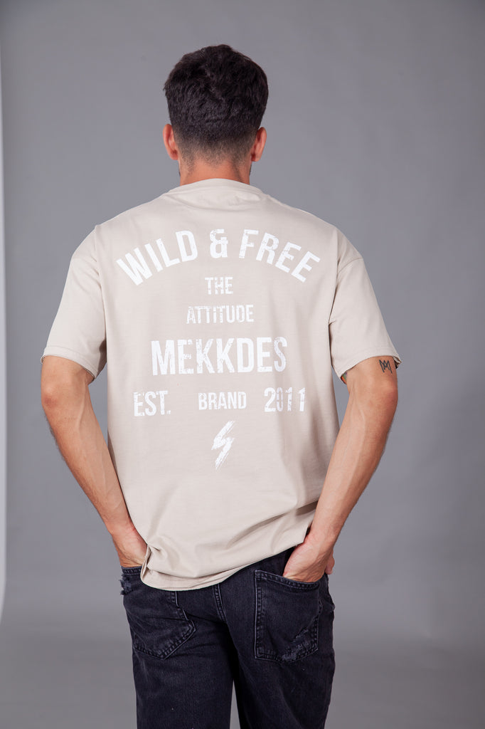 Camiseta HE WILD & FREE arena