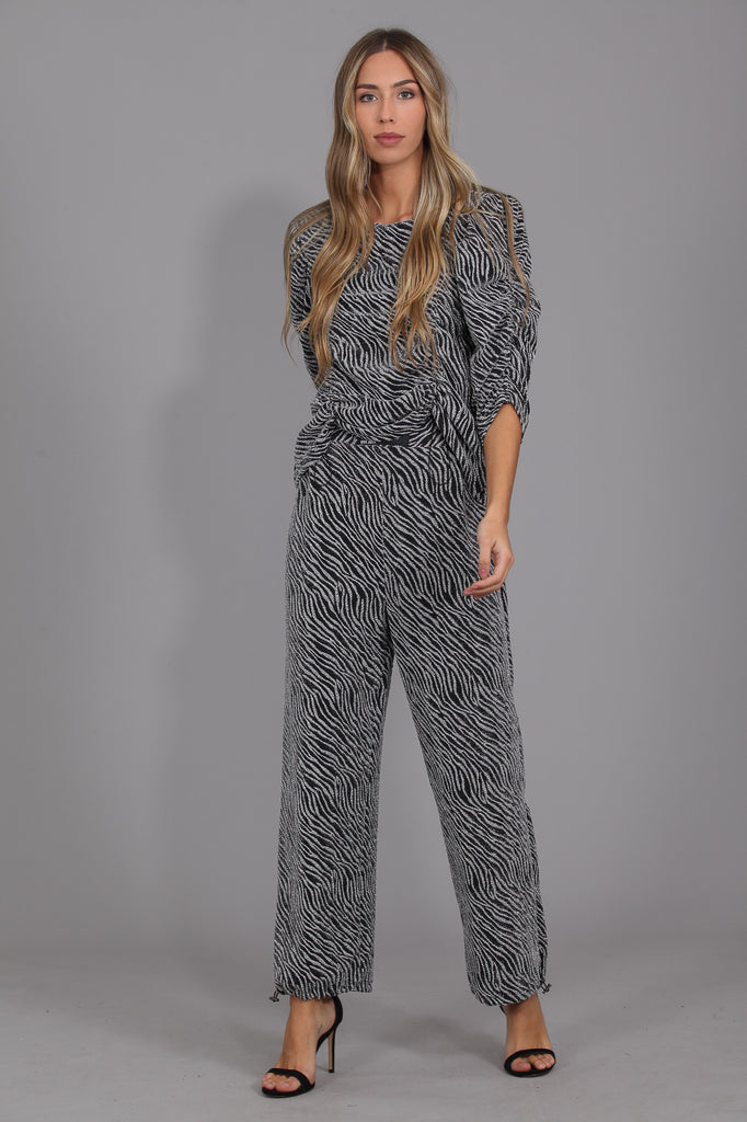 Pantalón Cebra Lurex ROCK & PARTY !
