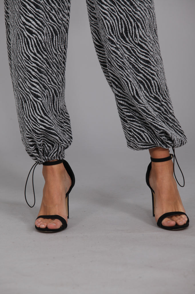 Pantalón Cebra Lurex ROCK & PARTY !