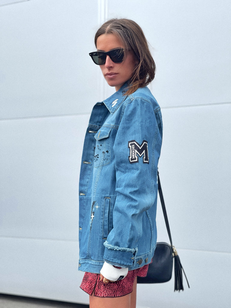 Cazadora denim unisex DREAM BIG