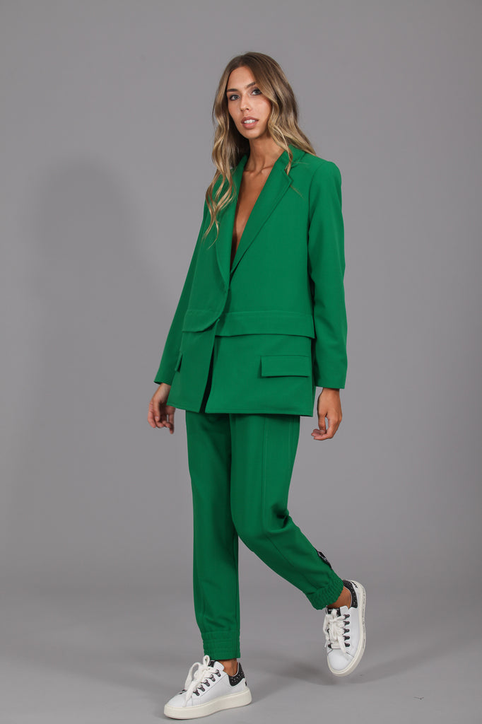 Blazer cremallera convertible · VERDE ·