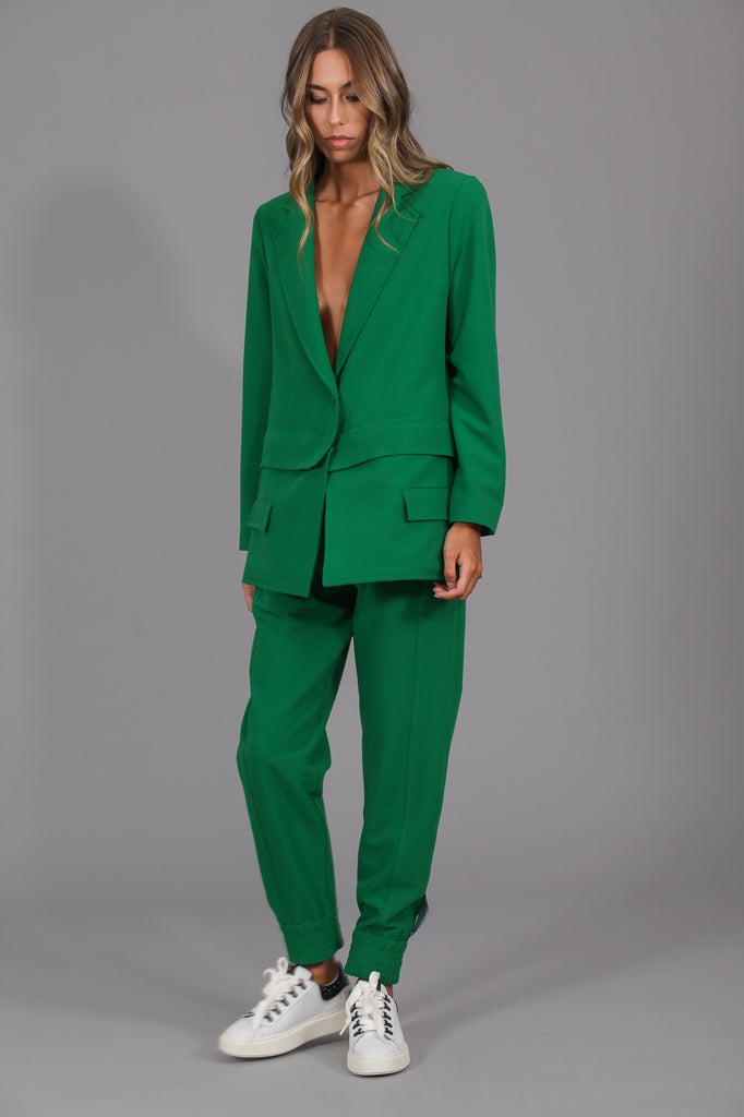 Blazer cremallera convertible · VERDE ·