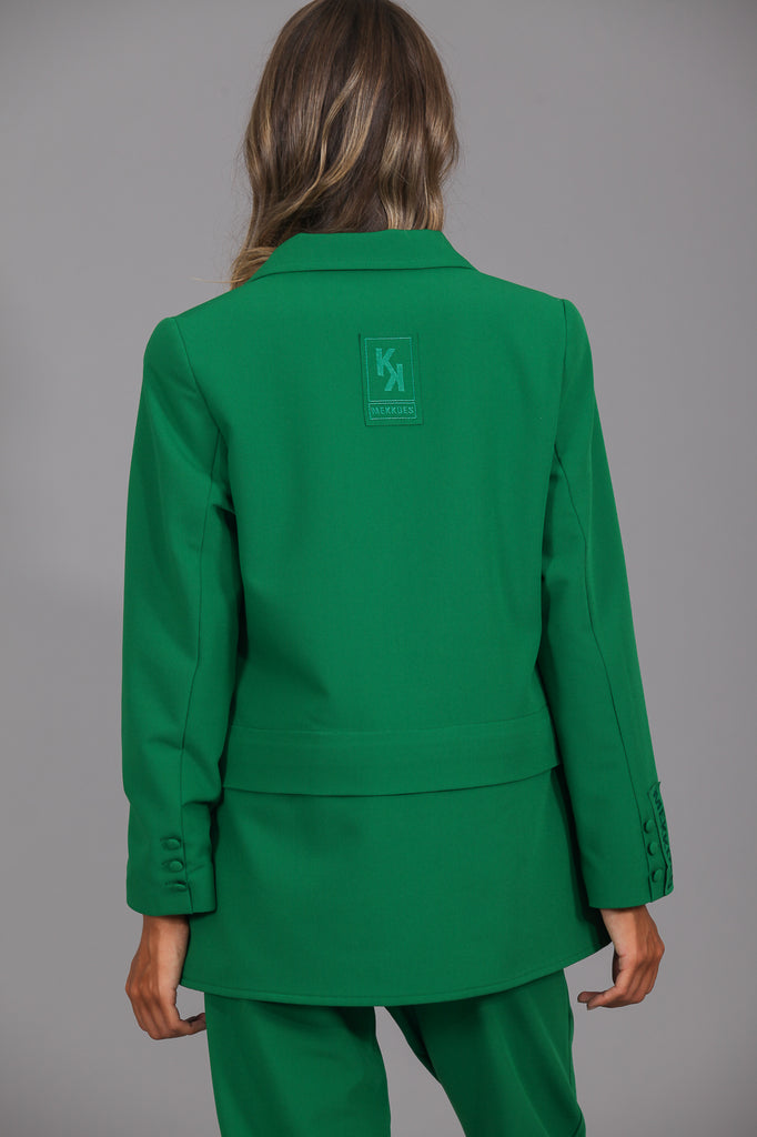 Blazer cremallera convertible · VERDE ·