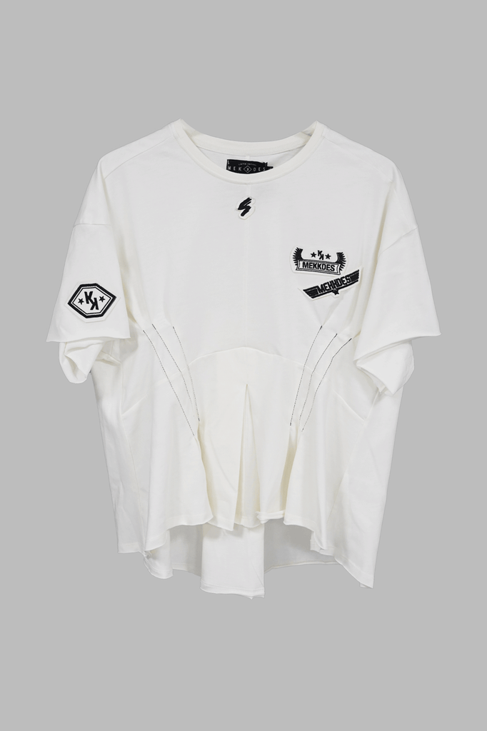 Camiseta pinzas & parches · CRUDO ·