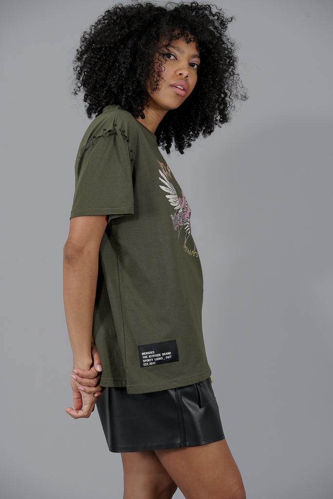 Camiseta ROCK & SOUL Imperdibles · KHAKI ·