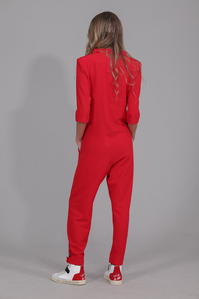 Mono Blazer Largo · ROJO ·