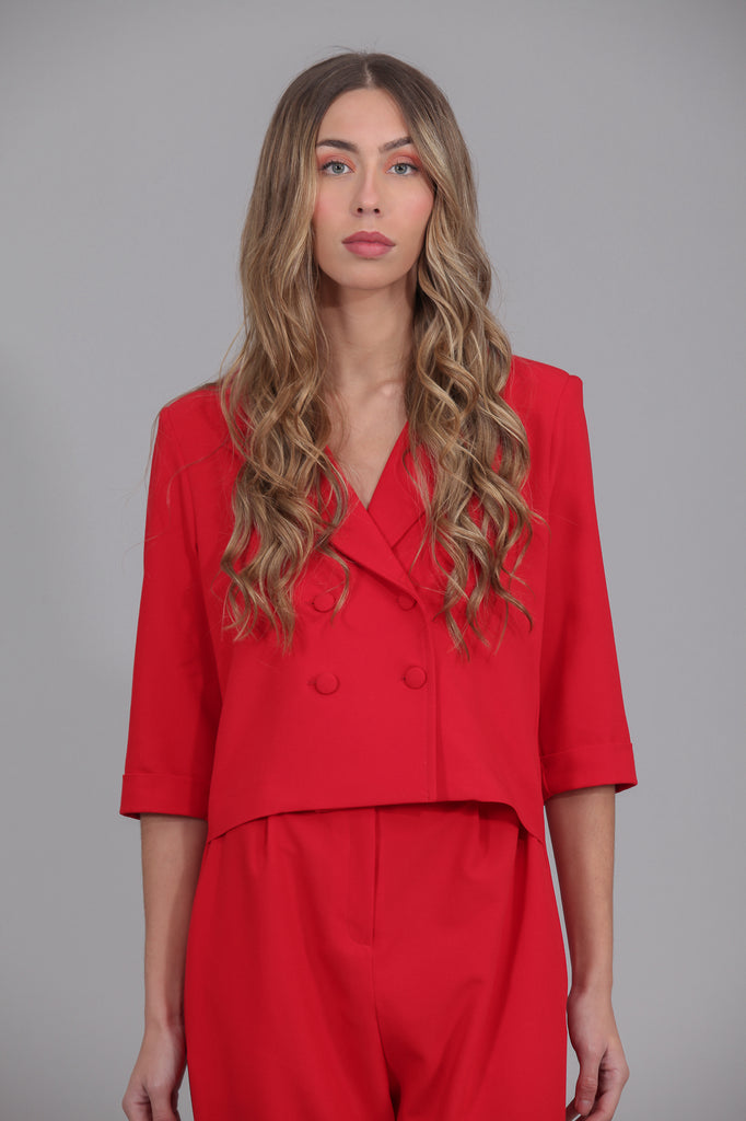 Mono Blazer Largo · ROJO ·