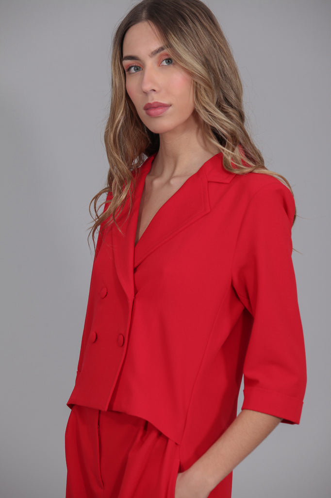 Mono Blazer Largo · ROJO ·