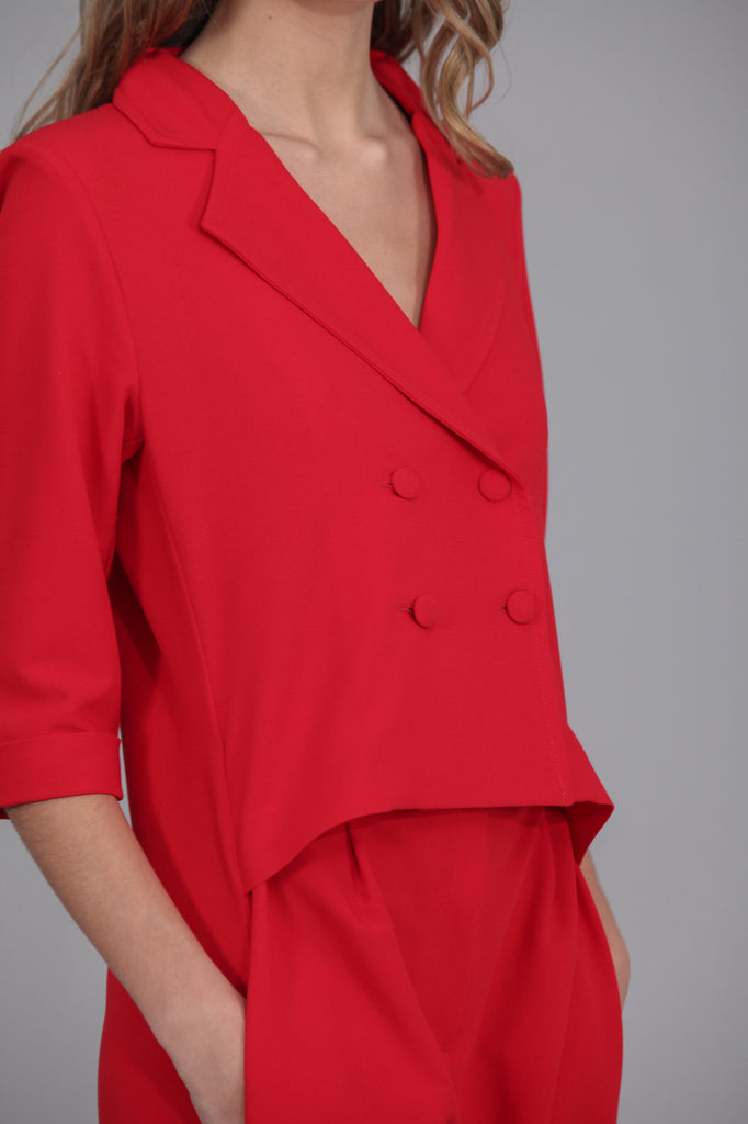 Mono Blazer Largo · ROJO ·