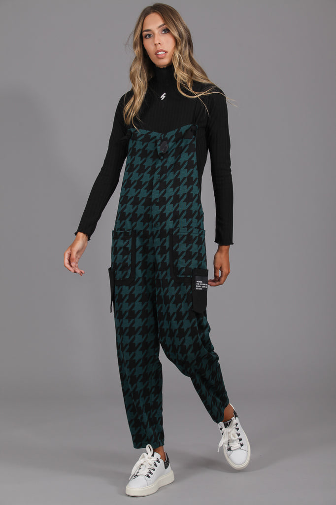 Peto Punto PATA GALLO · VERDE & NEGRO ·