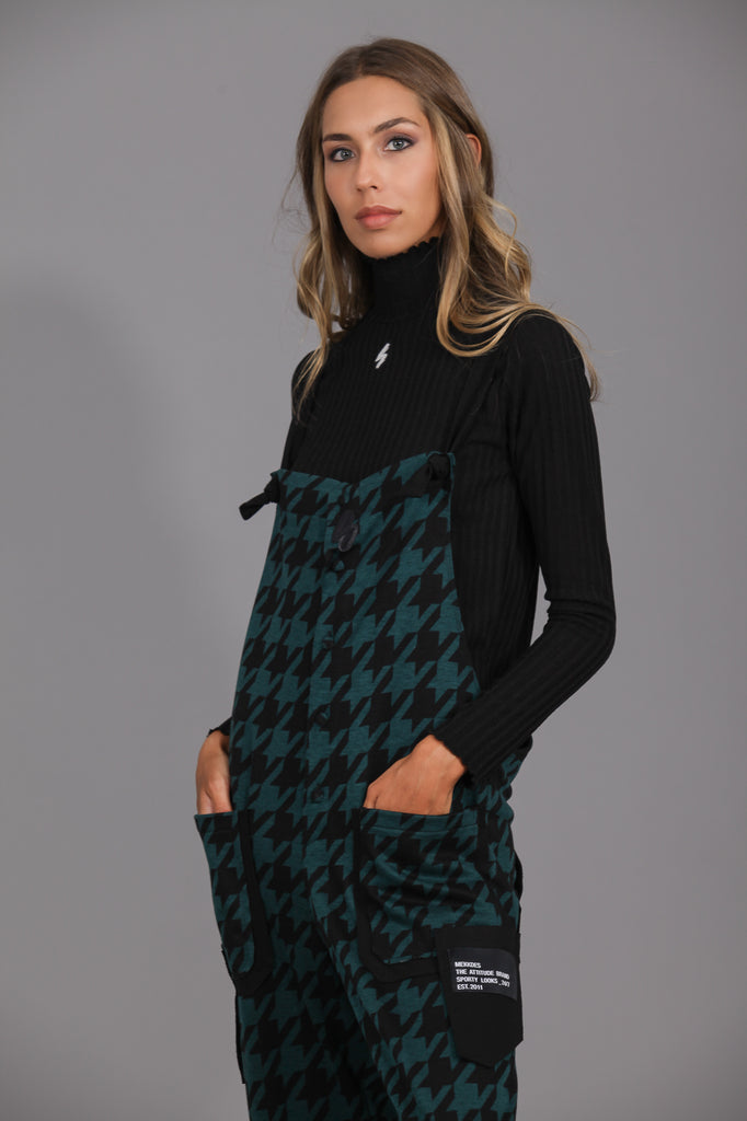 Peto Punto PATA GALLO · VERDE & NEGRO ·