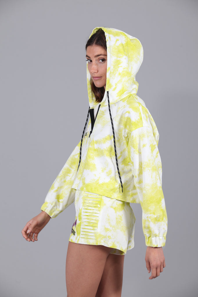 Sudadera capucha tie-dye SHADES OF SUMMER · NEÓN ·