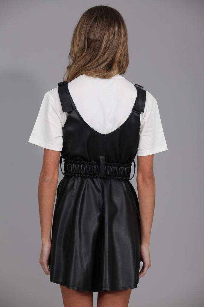 Vestido Biker ROCK · Efecto Piel ·