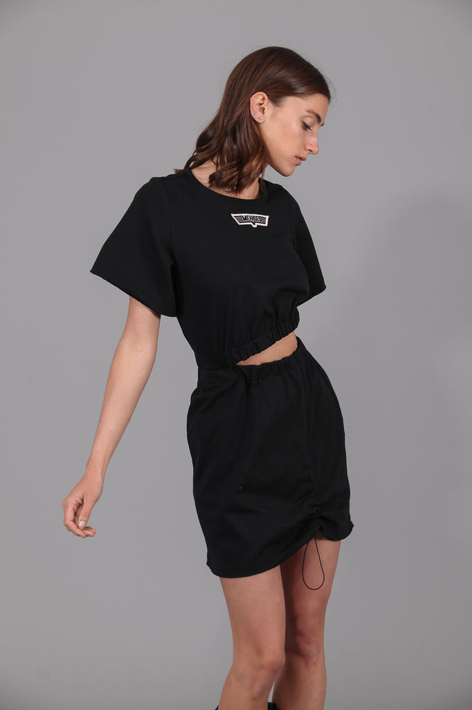 Vestido Cut Out California · NEGRO ·