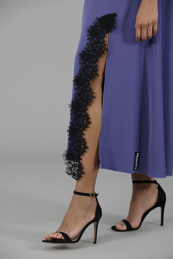 Vestido Midi Tirantes Blonda · AÑIL ·