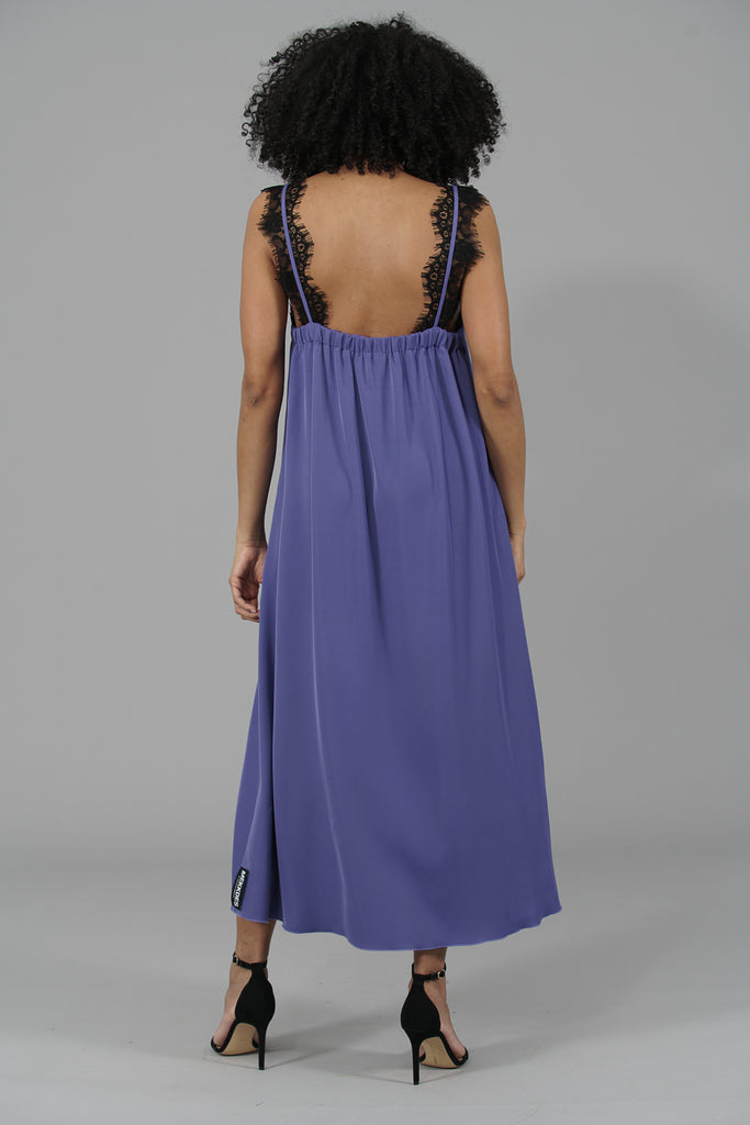 Vestido Midi Tirantes Blonda · AÑIL ·