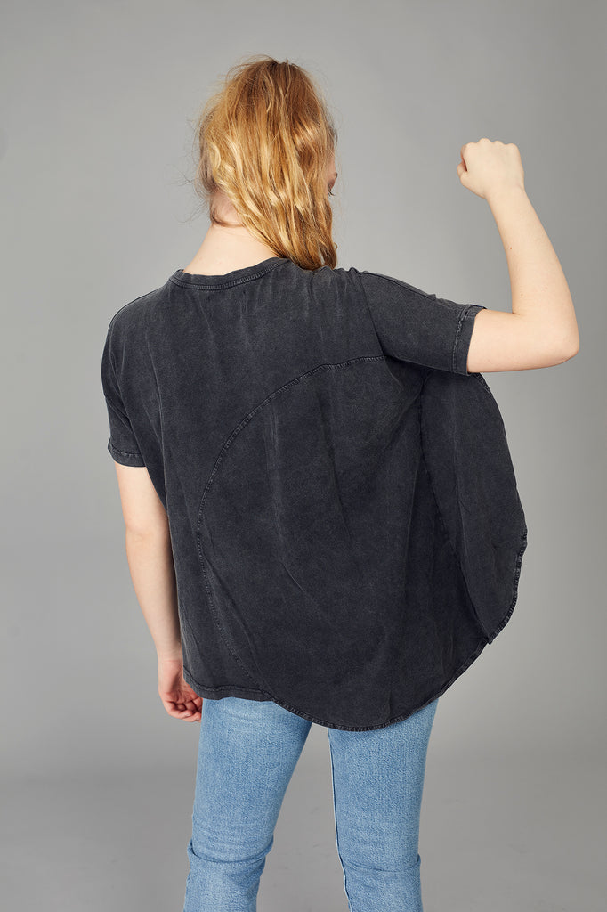 Camiseta negra JAN´S BAND & detalle espalda